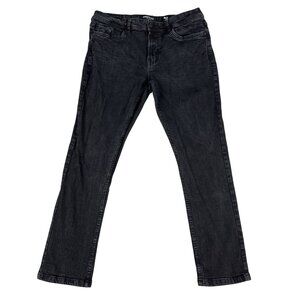 Kenneth Cole New York Slim Fit BCI Cotton Black Jeans Sz 34 x 28